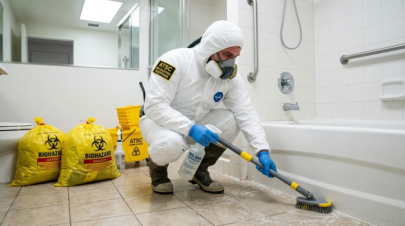 Decontamination equipment deployed for Blood Cleanup in Belvidere